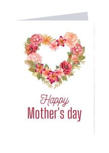 Happy Mother's Day (Flower Heart) - Sweet Card