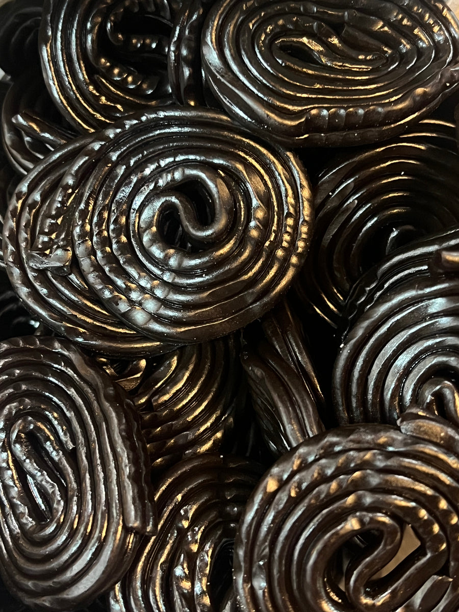Liquorice Wheels – Sweet Jaspers