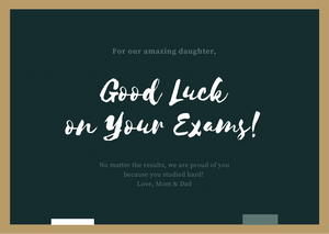 Good Luck in Your Exam 3087