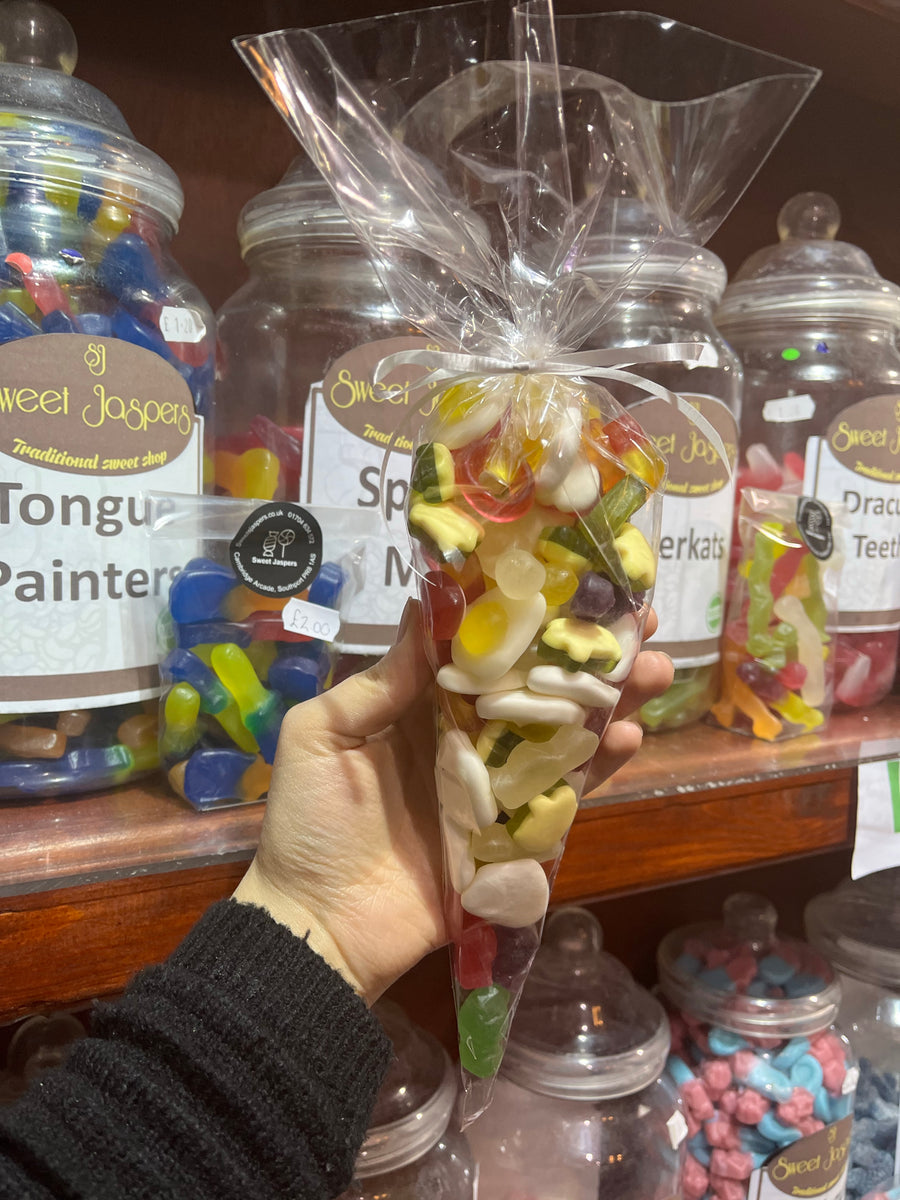 Non Fizzy Sweet Cones – Sweet Jaspers
